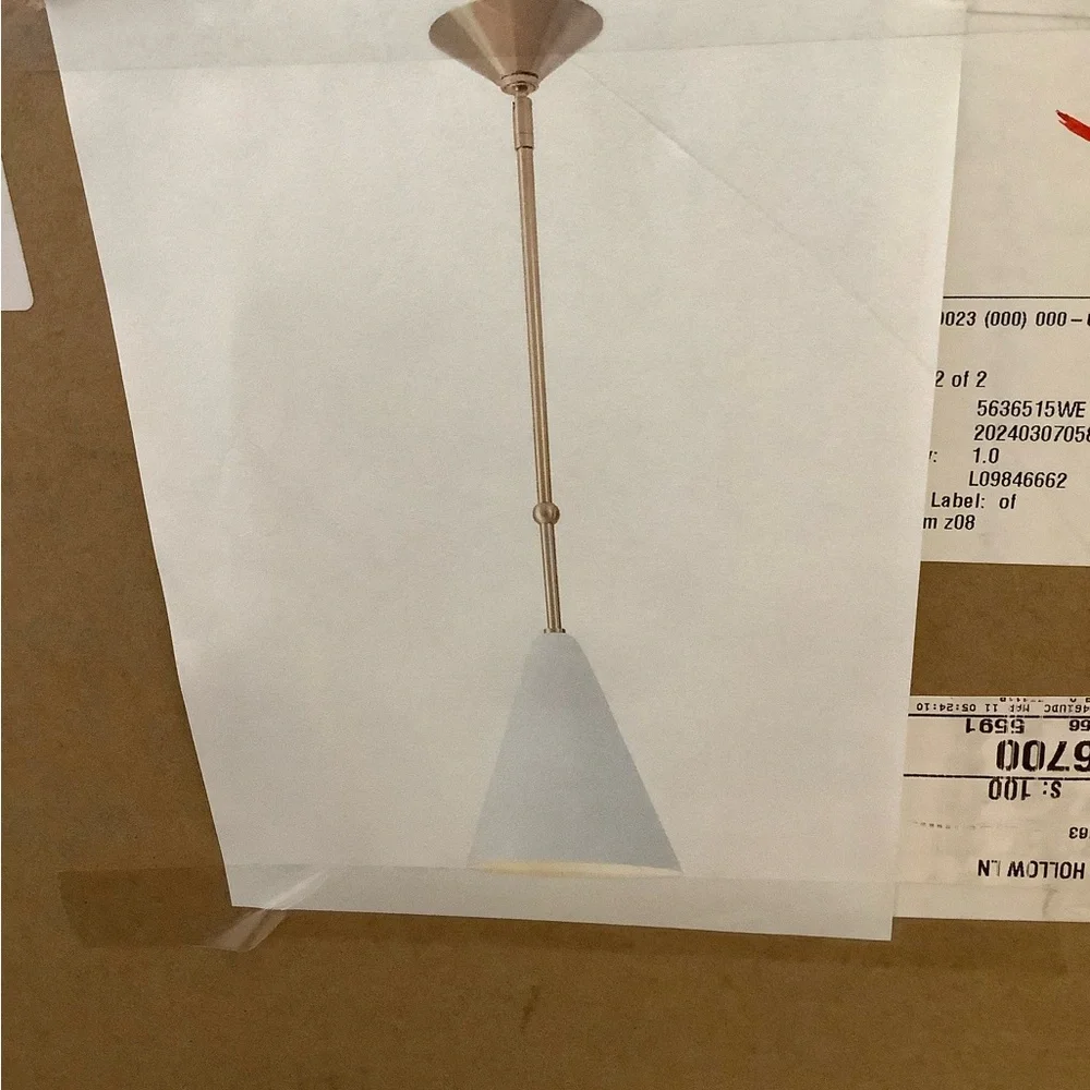 West Elm large Coco pendant ❤️❤️❤️❤️